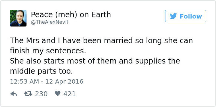 22 Funny Marriage Tweets Only Married Couples Will Understand