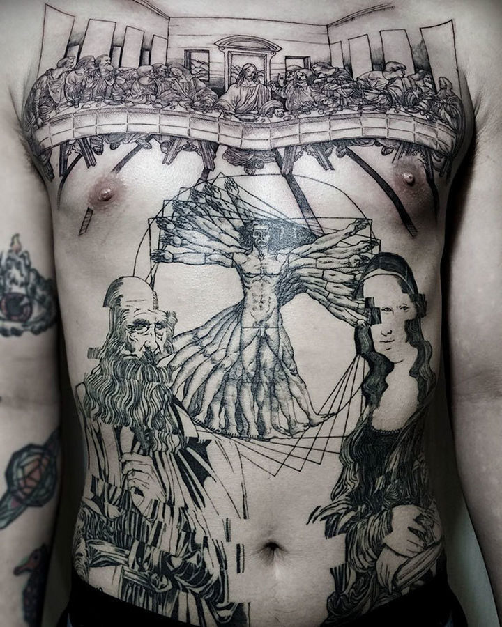 22 Classical Art Tattoos Any Art Lover Would Love And Appreciate