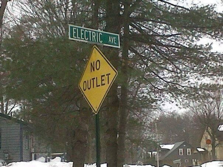 22 Ironic Pictures - Sing it. We gonna rock down to Electric Avenue...where they don't have no outlets.