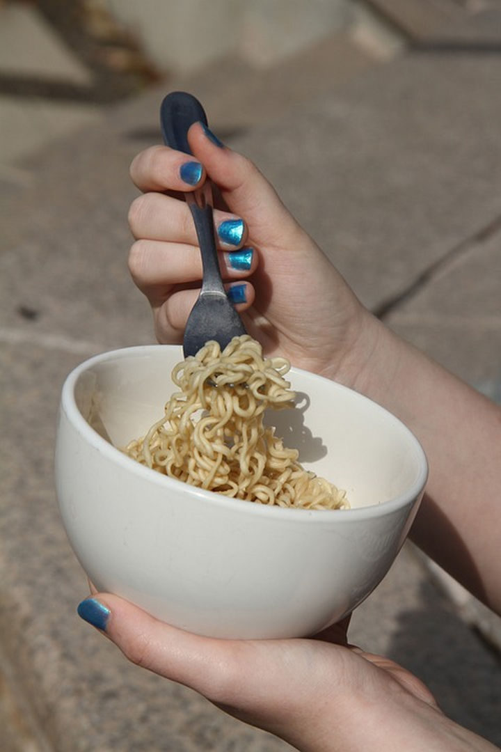 In addition to indigestion, eating ramen noodles can also cause bloating and irregular bowel movements.