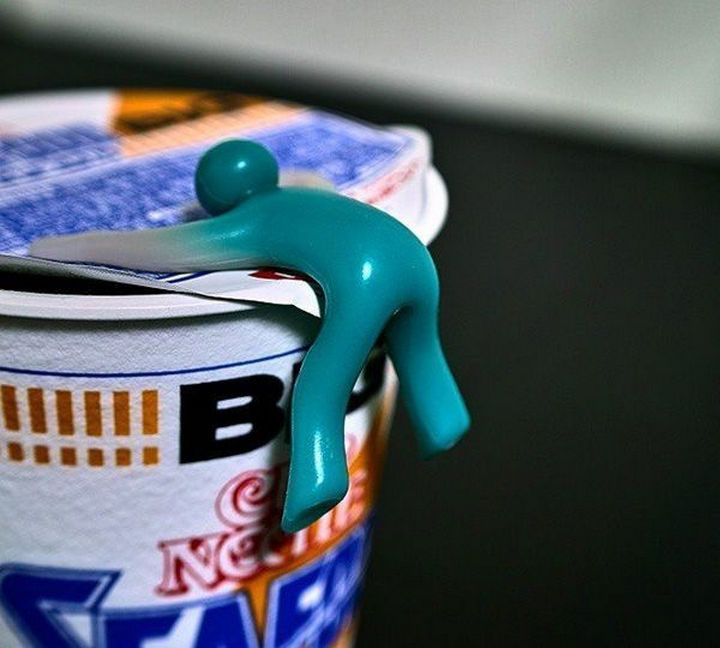 Most ramen noodle containers contain Bisphenol A (BPA), a chemical used to make hard, clear plastic and Styrofoam. BPA can interfere with your body's hormones and "disrupt" your endocrine system.