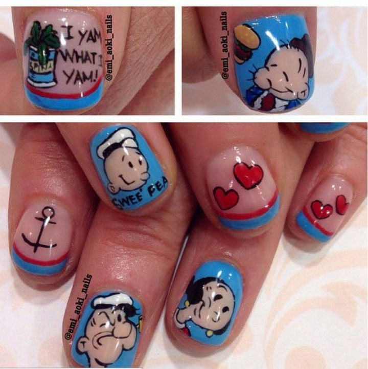 19 Cartoon Nail Art Designs Inspired by Saturday Morning Cartoons