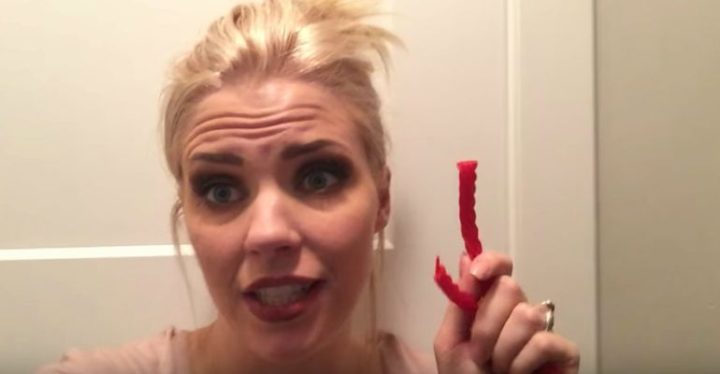 Ashley Gardner Hides From Her Quadruplets in a Pantry to Eat Twizzlers Candy.