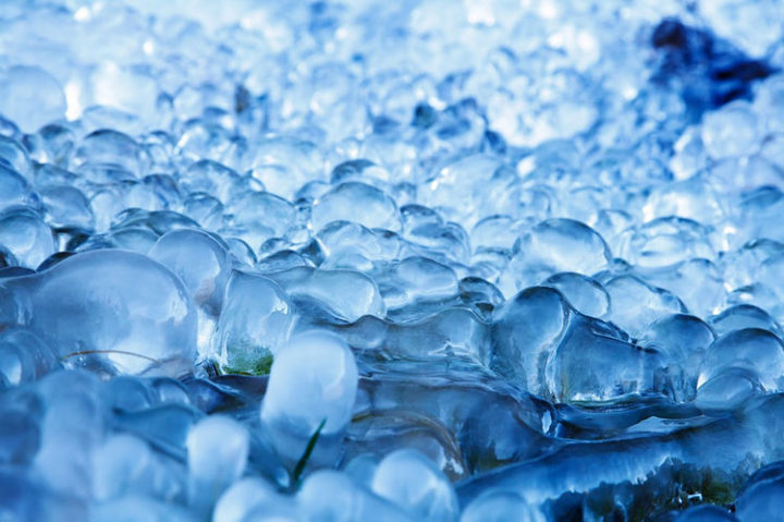 Get relief from a migraine by putting your hands in a bowl of ice water and repeatedly flexing them.