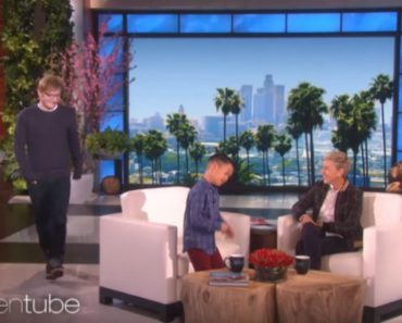 8-Year-Old Boy Sings an Ed Sheeran Song on Ellen. Look Who Decides to Surprise Him!