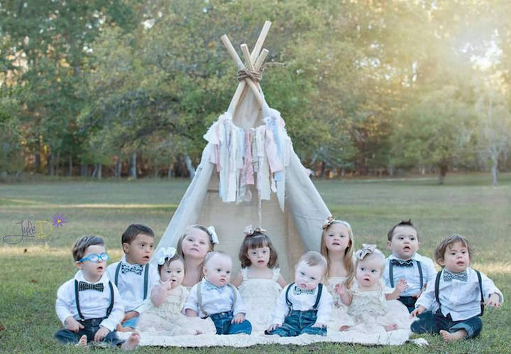 Julie Willson is a photographer based in New Jersey and wanted to celebrate children with Down syndrome with a special photoshoot.