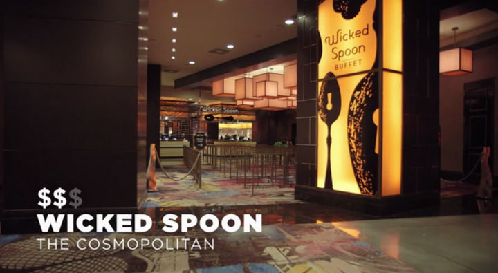 Next up is the Wicked Spoon in the Cosmopolitan hotel. It's a little pricier at $49 but for this price you get premium items like oysters, crab legs, and other items you typically would sample at a traditional buffet.