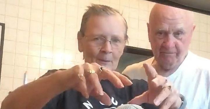 Prank Master Grandma Plays Epic "Magic Trick" Water Bottle Prank on Grandpa.