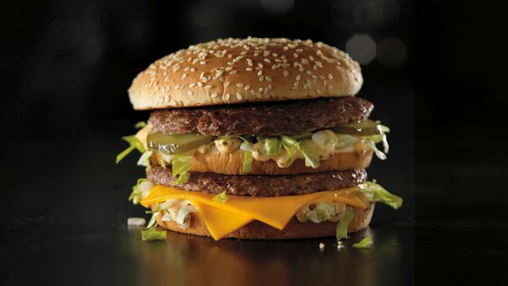 10 Fast Food Burgers With Less Fat and Calories Than a Caesar Salad - McDonald's Big Mac.