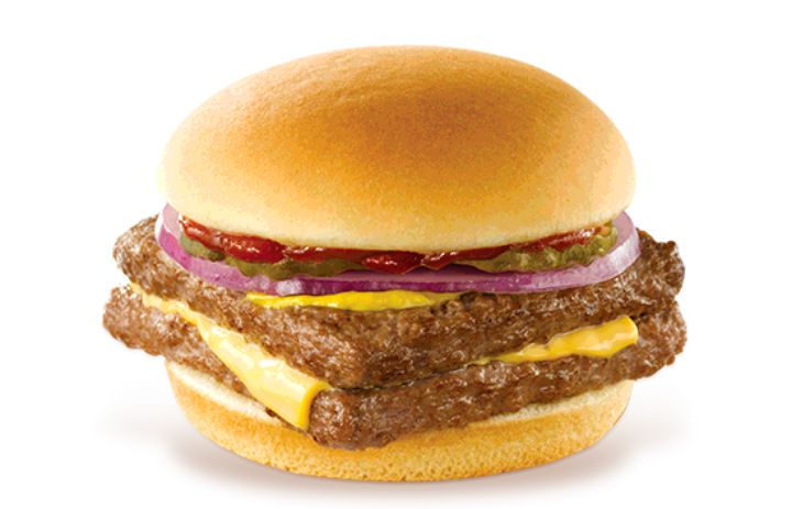 10 Fast Food Burgers With Less Fat and Calories Than a Caesar Salad - Wendy's Double Stack