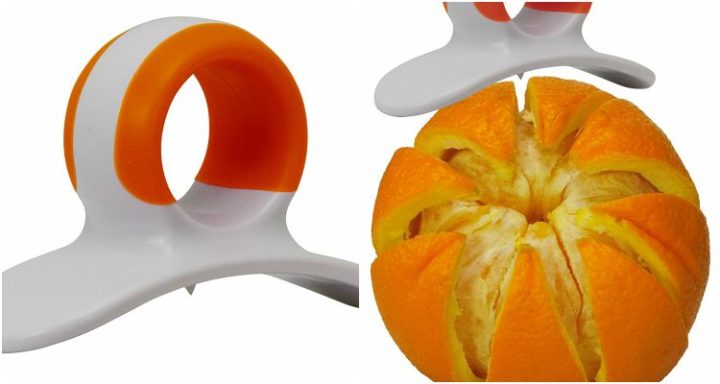 10 Cool Kitchen Gadgets - Ez-Peel Citrus Peeler for Oranges, Lemons, and Limes.