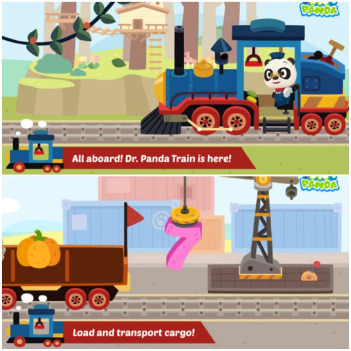 23 Kids Learning Apps - Dr. Panda Train.