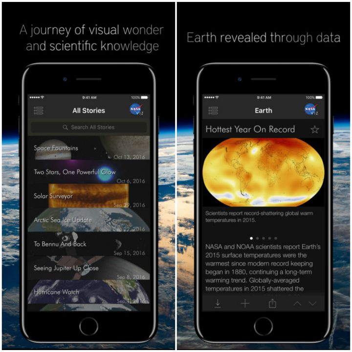 23 Kids Learning Apps - NASA Visualization Explorer.