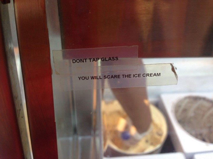18 Funny Images - Also, don't feed the ice cream.