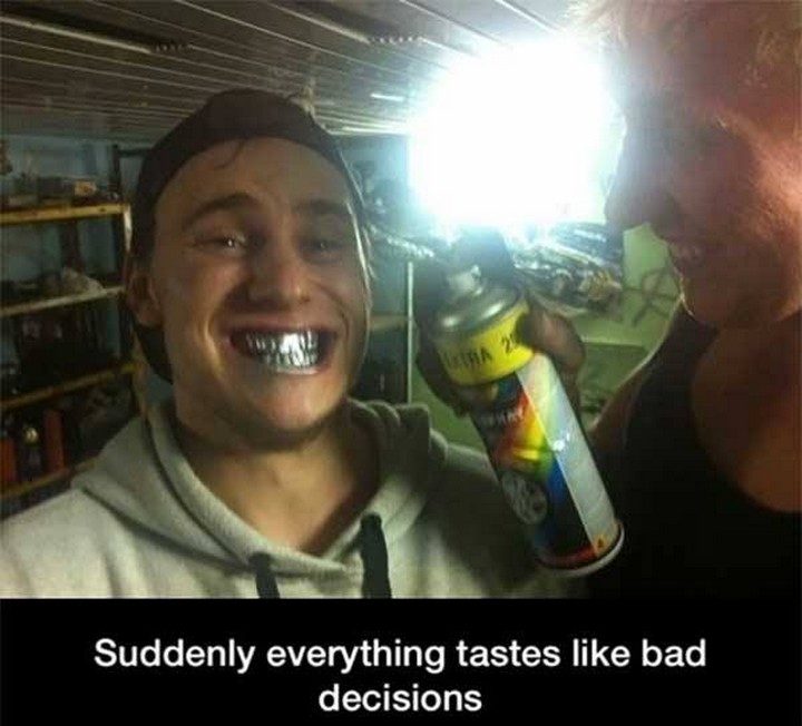 This is what regret looks like.
