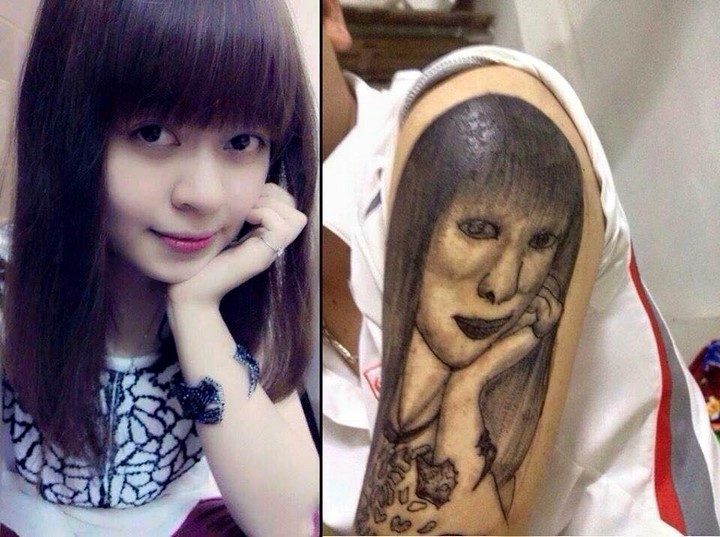 25 Funny Tattoo Fails - "It's like looking in the mirror," he said sarcastically.