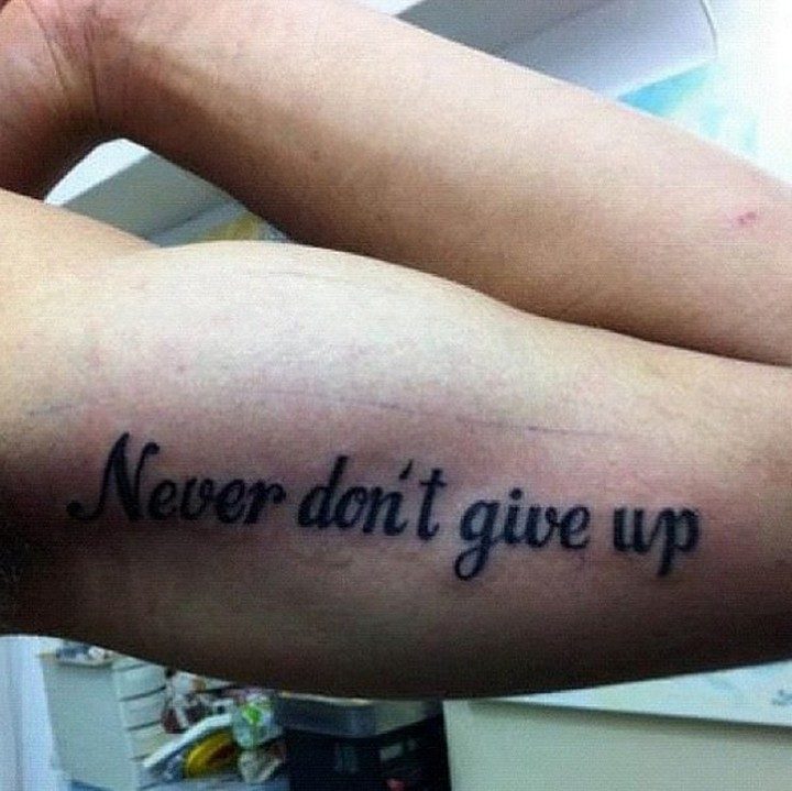 25 Funny Tattoo Fails - Never don't give up!