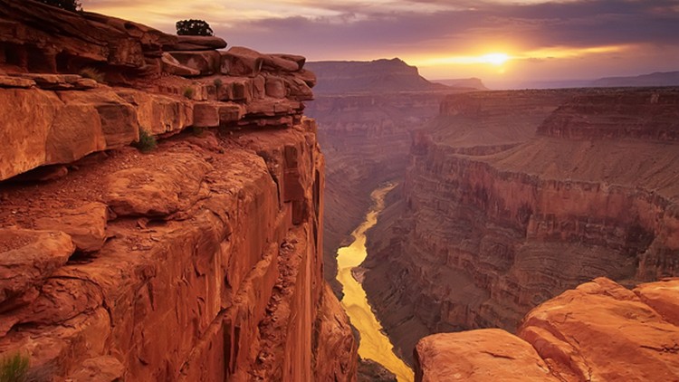 27 Beautiful Sunsets - Grand Canyon, Arizona, USA.