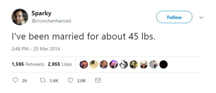 47 Best Marriage Tweets - Gives a whole new meaning to the phrase "letting yourself go."