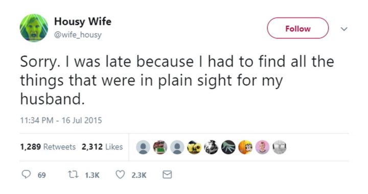 47 Best Marriage Tweets - I have a theory that men gradually lose their vision the longer they are married.