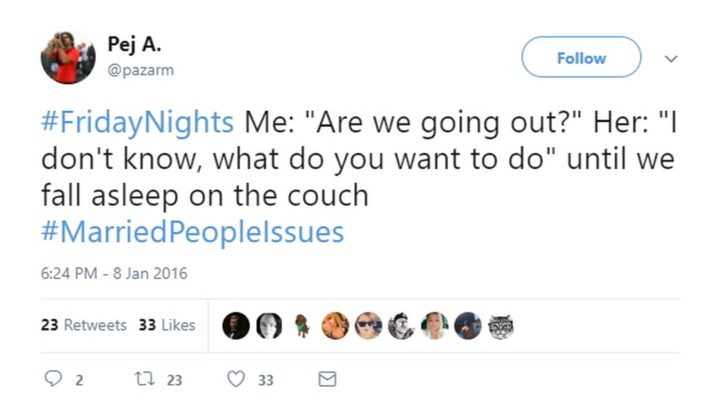 47 Best Marriage Tweets - Can married couples actually watch a movie from beginning to end without someone falling asleep?