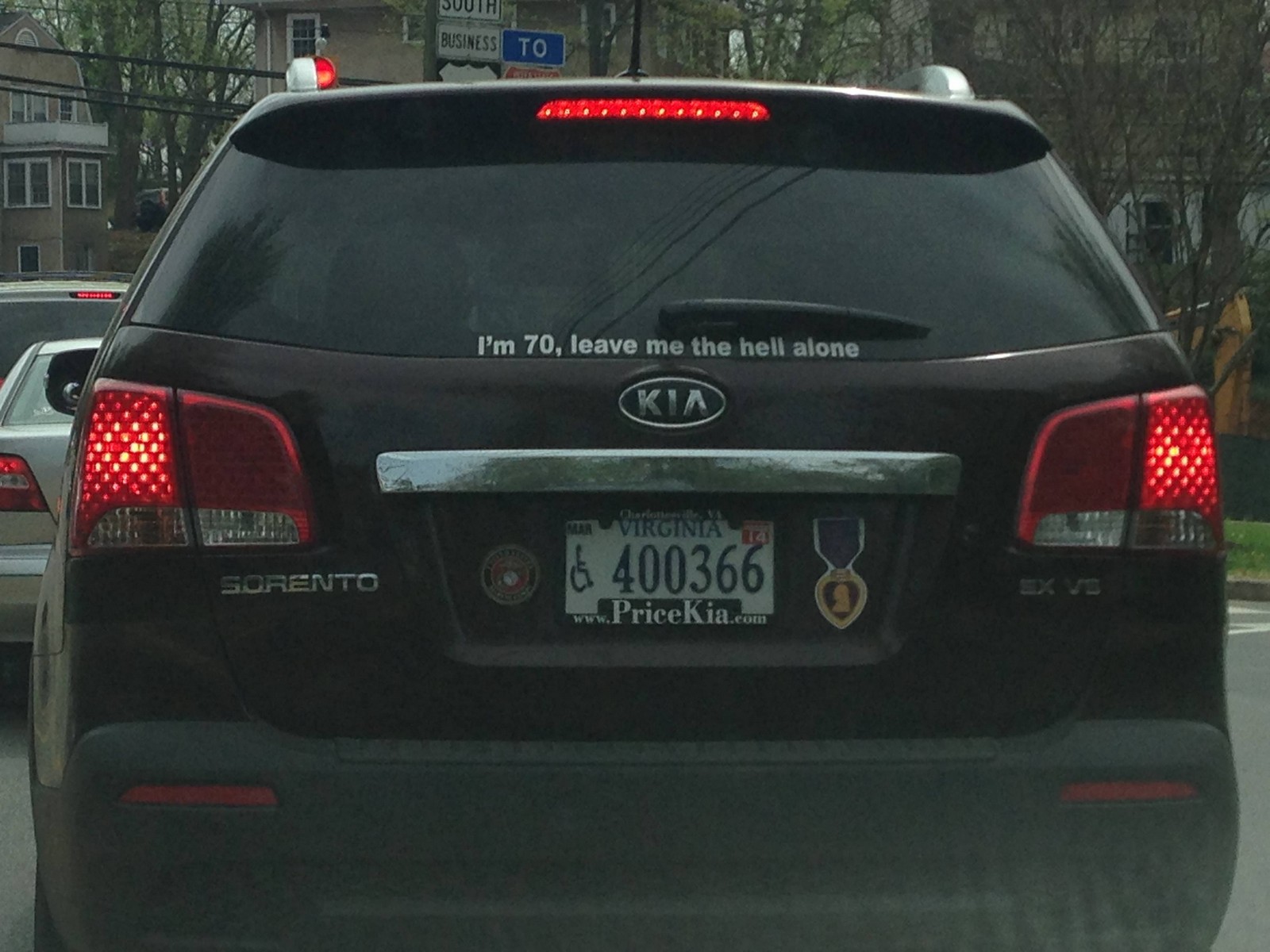 27 Funny Bumper Stickers - I think he/she deserves it.