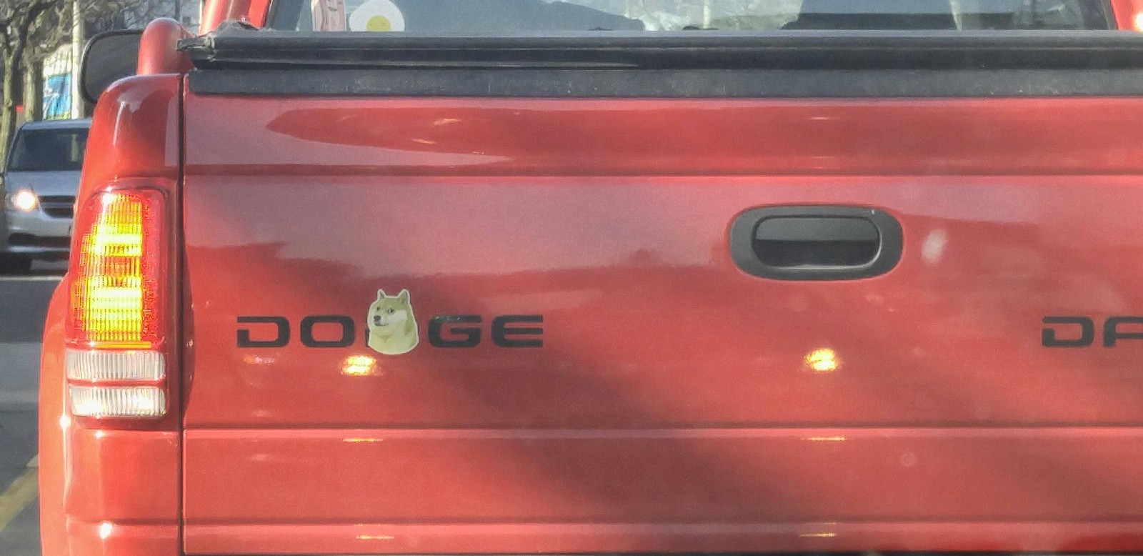 27 Funny Bumper Stickers - Look at the cute Doge. Every Dodge owner should do this!