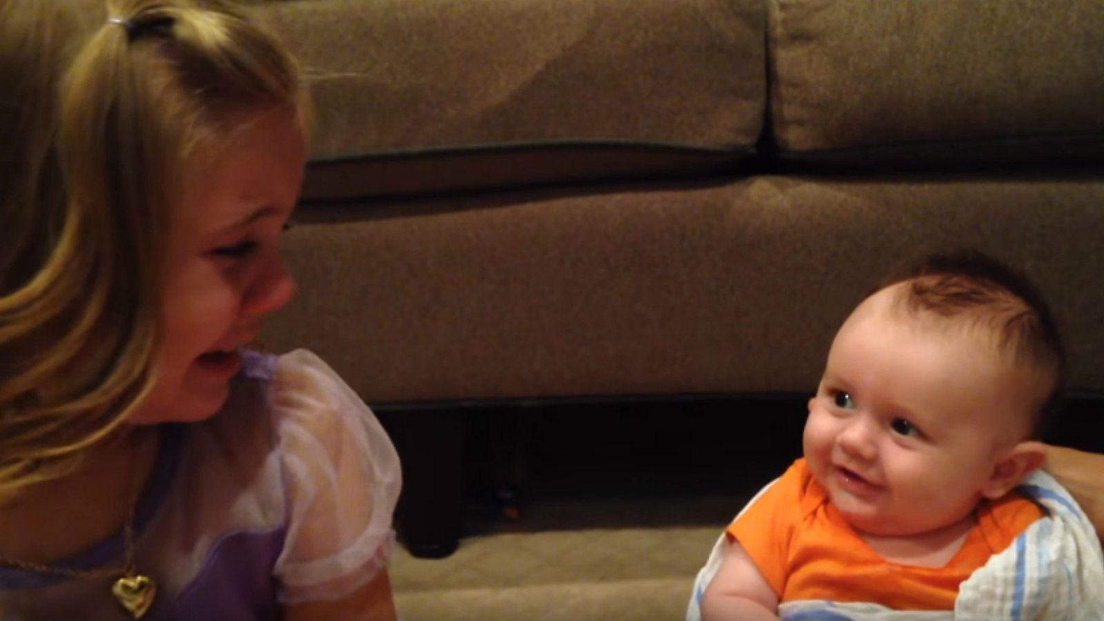 5-Year-Old Girl Realizes Her 3-Month-Old Brother Will Grow up and She Can’t Deal with It