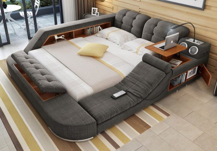 15 New Inventions - Multifunctional bed.