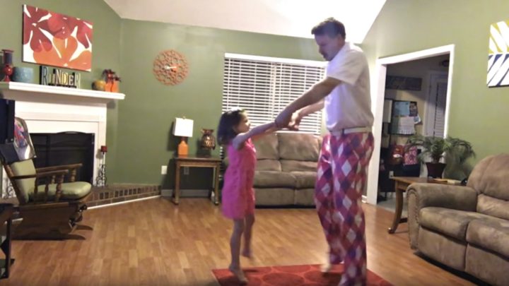 You Can't Stop the Feeling When Watching This Daddy  Daughter Dance.