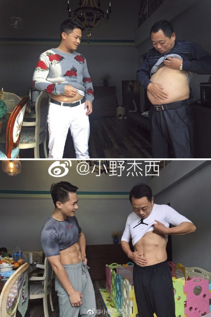 Jesse's father enjoyed regularly having a few drinks which led to his weight gain; however, he shed his beer belly in only 6 months!
