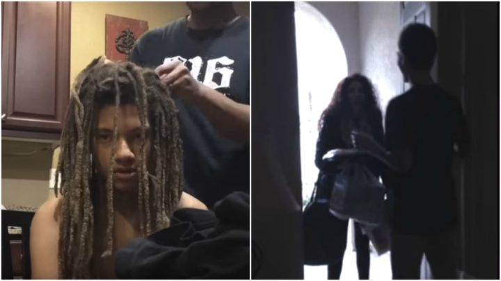 Teen Cuts Off 9-Year-Old Dreadlocks To Surprise His Mom.