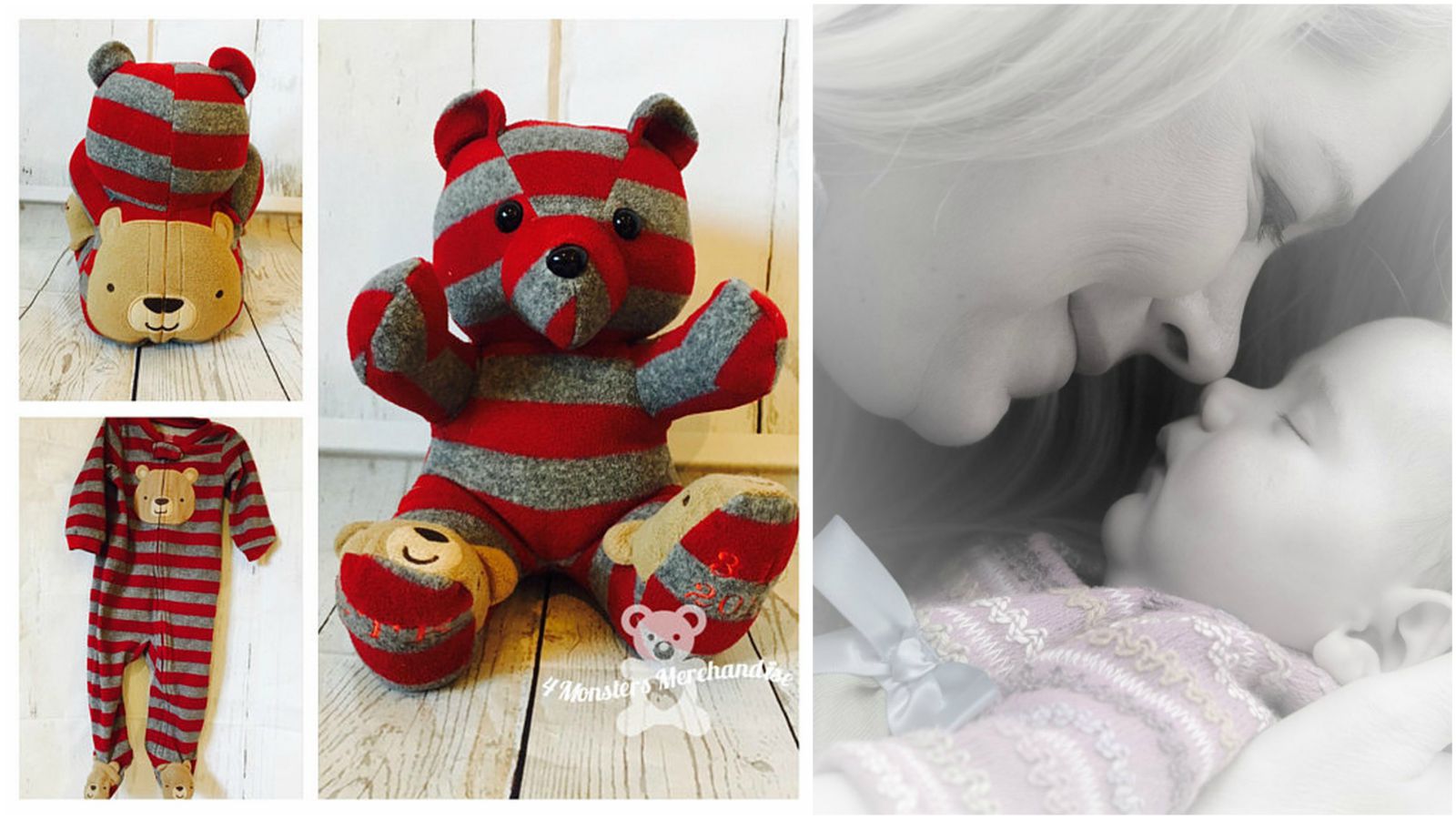 Upcycle Your Baby’s Clothes into Adorable Keepsake Memory Bears