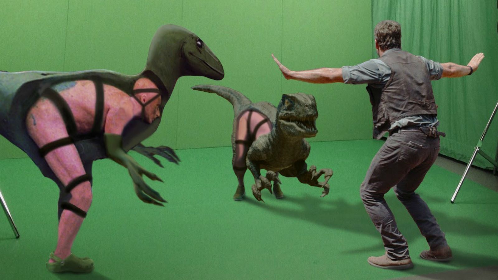 When the Visual Effects Are Removed, These Are What Hollywood Blockbusters Really Look Like
