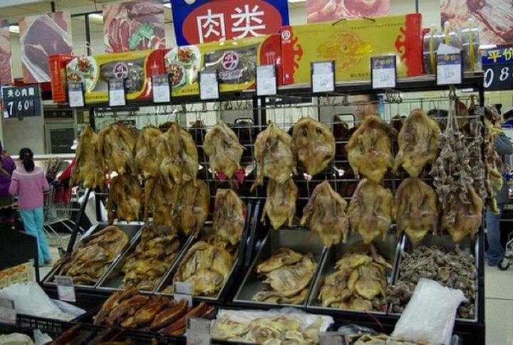 15 Items Sold at Walmart Stores in China - Dried ducks.