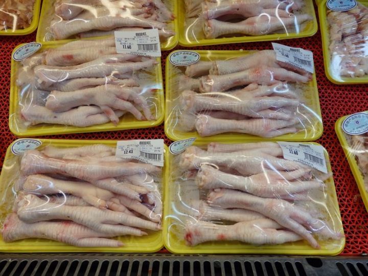 15 Items Sold at Walmart Stores in China - Chicken feet.