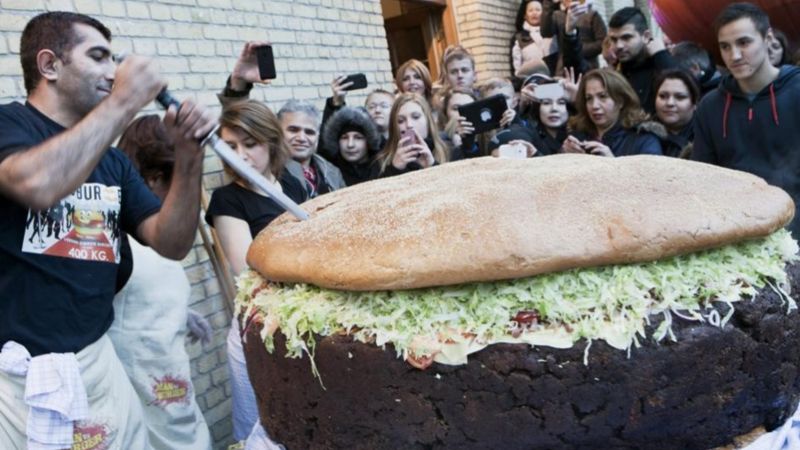 World’s Largest Burger Made in Denmark Is a Sight to Behold!