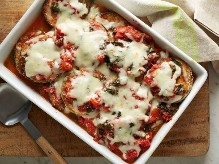 25 Healthy and Delicious Vegetarian Recipes - Healthy Eggplant and Kale Parmesan.