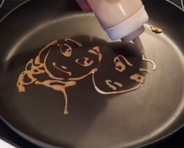 Father Gives His Daughter a Pancake and She Has the Best Reaction Ever