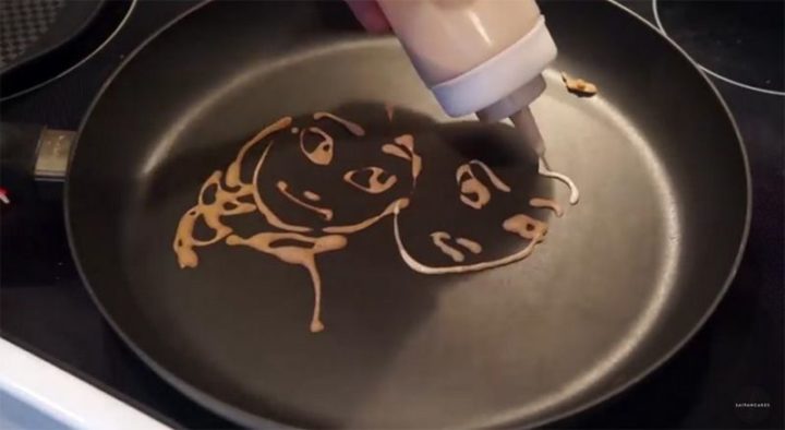 Father Gives His Daughter Disney Princess Pancakes and She Has the Best Reaction Ever.