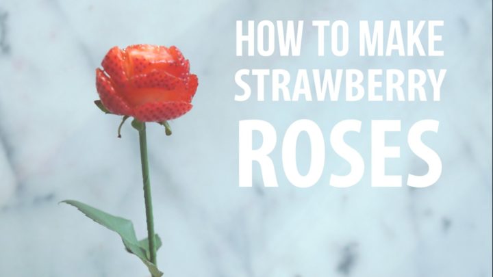 Learn How to Make Strawberry Roses for Edible Arrangements.