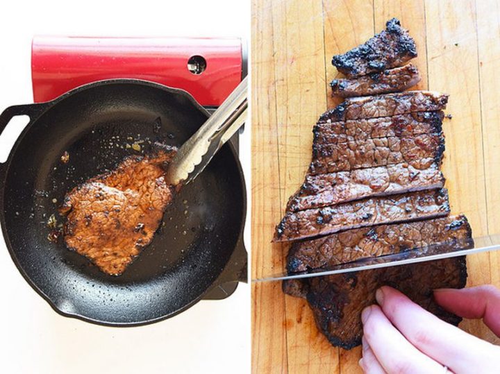 Common mistakes in the kitchen - Not letting cooked meat rest before serving.