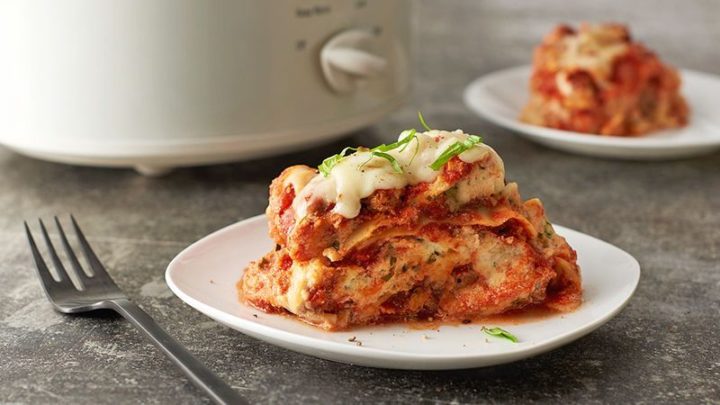 13 Crock-Pot Recipes - Easy Slow Cooker Lasagna.