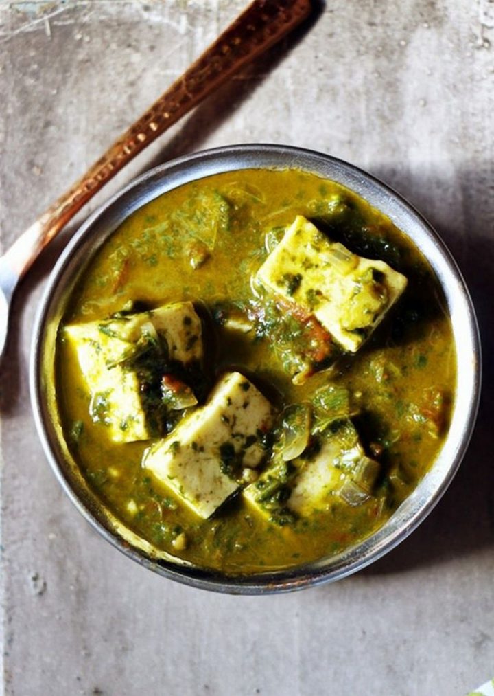 49 Indian Side Dishes - Palak Paneer.