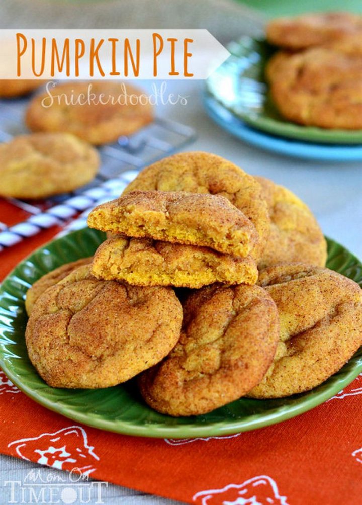 27 Pumpkin Pie Recipes - Pumpkin Pie Snickerdoodles.
