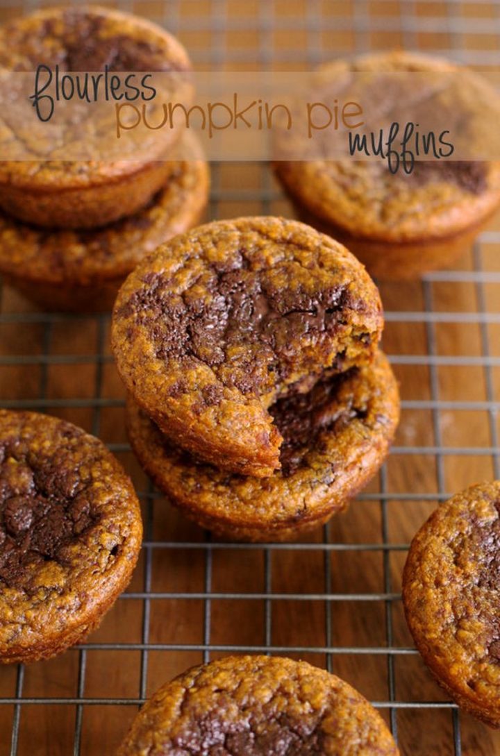 27 Pumpkin Pie Recipes - Flourless pumpkin pie muffins.
