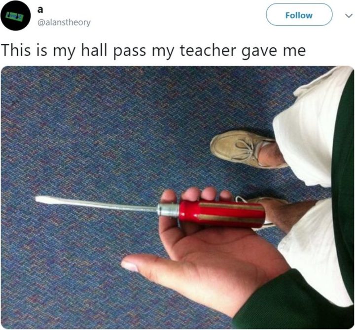 53 Funny Hall Passes That Are Hilariously Over The Top 7736