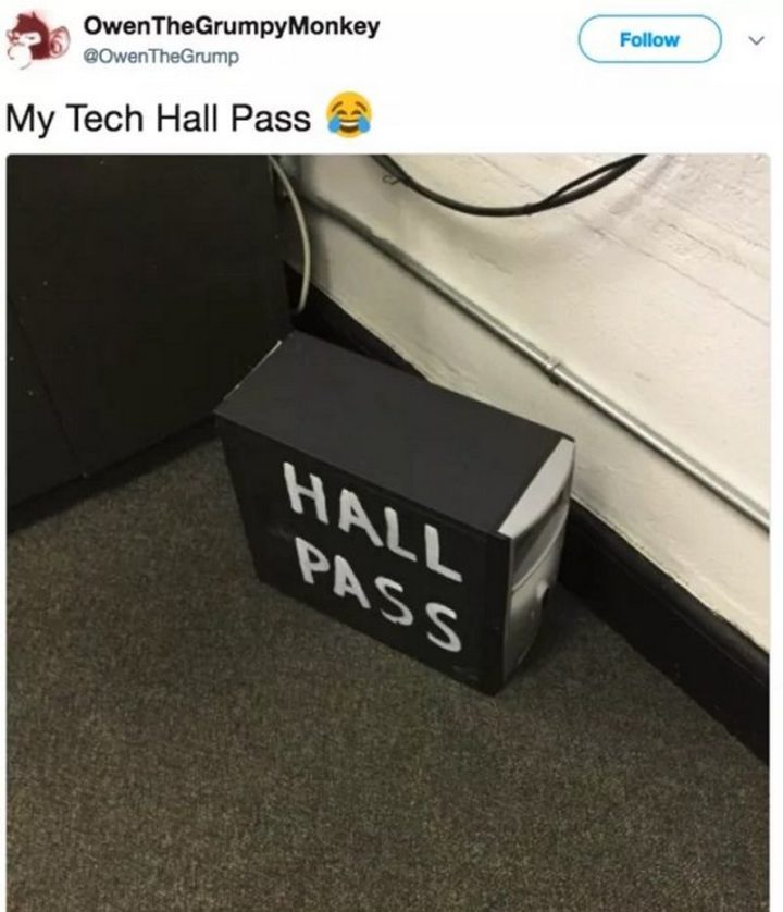 53 Funny Hall Passes That Are Hilariously Over The Top 1924