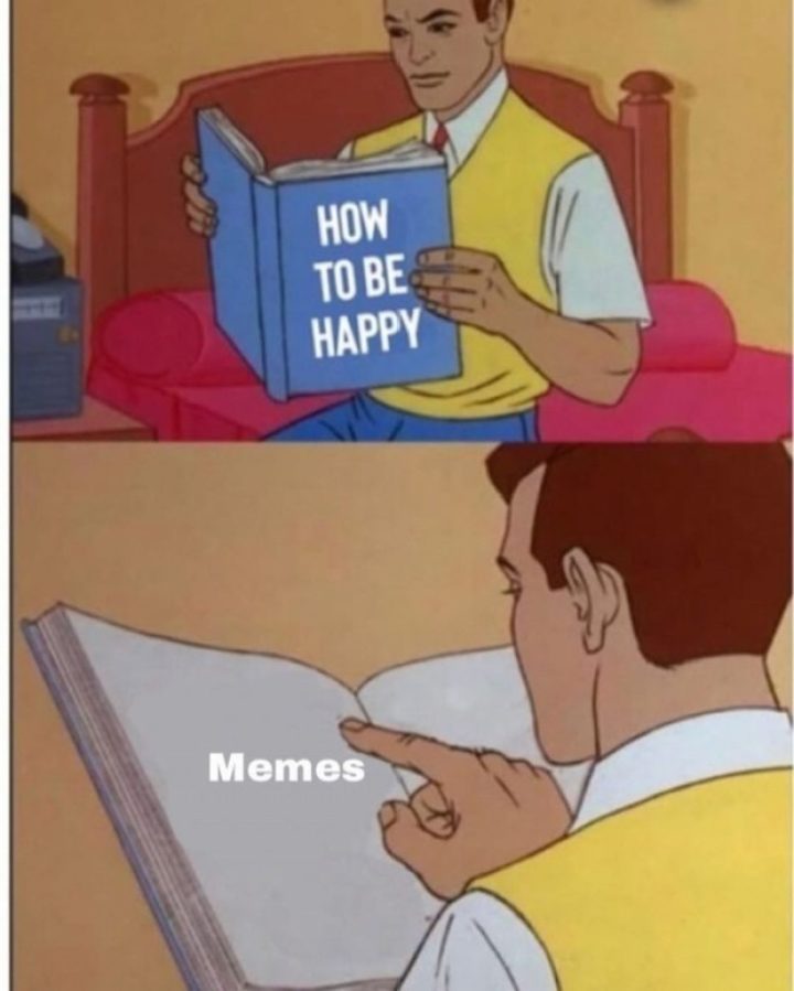 "How to be happy memes."