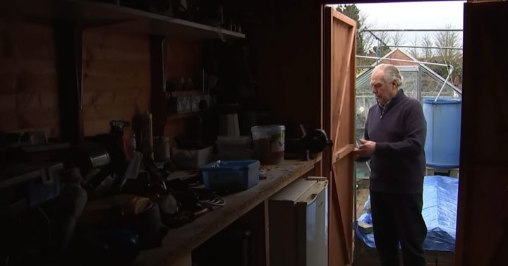 Mouse Secretly Keeps Homeowner's Shed Tidy and Clean.